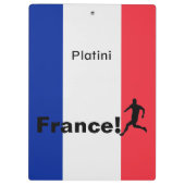 Porte-bloc Soccer France, personnalisable (Dos)