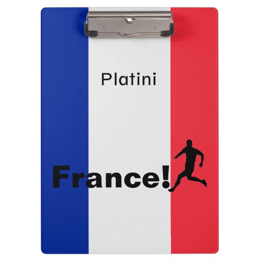 Porte-bloc Soccer France, personnalisable (Devant)