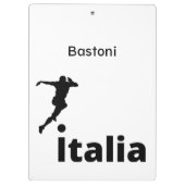 Porte-bloc Soccer Italie, personnalisable (Dos)
