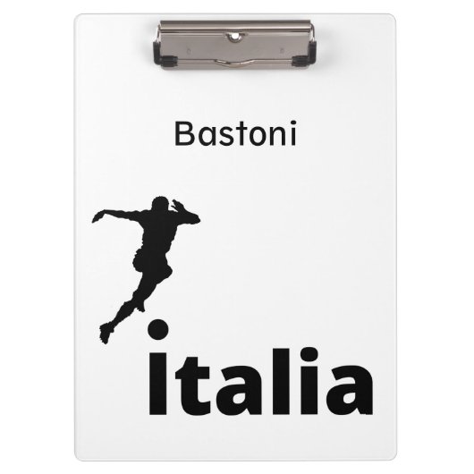 Porte-bloc Soccer Italie, personnalisable (Devant)