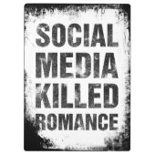 Porte-bloc Social Media Killed Romance (Dos)