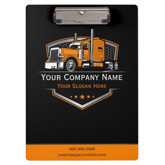 Porte-bloc Société professionnelle de camionnage (Devant)