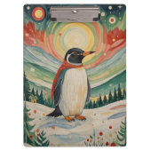 Porte-bloc Soirée sur le flocon des neiges (Devant)