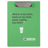 Porte-bloc Soja Latté (Devant)