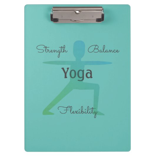 Porte-bloc Solde de force du yoga Flexibilité (Devant)