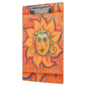 Porte-bloc Soleil souriant, Art Imaginaire Fairytale, Jaune o (Gauche)