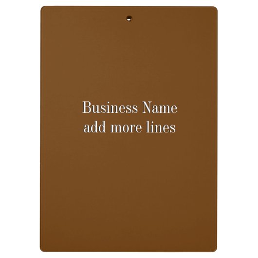 Porte-bloc Solide entreprise Brown (Dos)