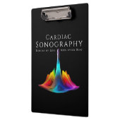 Porte-bloc Sonographe Cardiaque Colorée Ondes Ultrasoniques (Gauche)