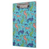 Porte-bloc Sous la mer - Cheval de mer et Motif de coque (Gauche)