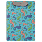 Porte-bloc Sous la mer - Cheval de mer et Motif de coque (Devant)