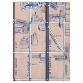 PORTE-BLOC SOUTERRAIN MAP, 1940 2 DE NEW YORK (Dos)