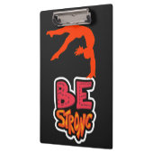 Porte-bloc Soyez forte Gymnastique (Gauche)