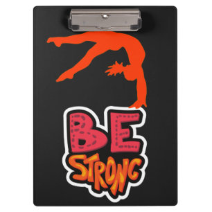 Porte-bloc Soyez forte Gymnastique