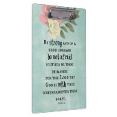 Porte-bloc Soyez un puissant couplet de la Bible (Swatch)