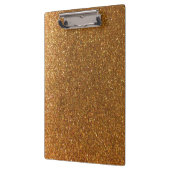 Porte-bloc Sparkly Luxury Gold Parties scintillant Enseignant (Gauche)