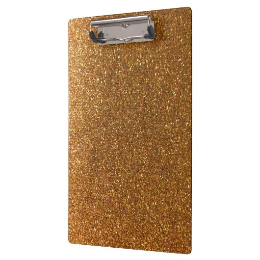 Porte-bloc Sparkly Luxury Gold Parties scintillant Enseignant (Gauche)