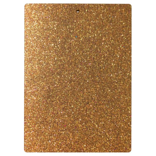 Porte-bloc Sparkly Luxury Gold Parties scintillant Enseignant (Dos)
