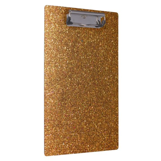 Porte-bloc Sparkly Luxury Gold Parties scintillant Enseignant (Swatch)