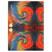 Porte-bloc "Spectrum Swirl" (Dos)