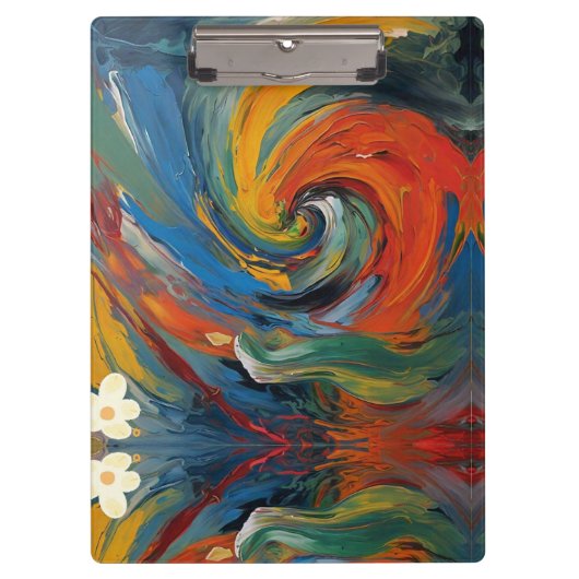 Porte-bloc "Spectrum Swirl" (Devant)