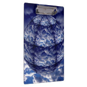 Porte-bloc Sphère 3D de nuage abstrait (Swatch)