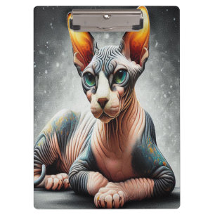 Porte-bloc Sphynx Réaliste Chat, Sphynx Amoureux des chats sa
