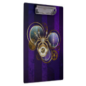 Porte-bloc Spider Steampunk sur Arrière - plan pourpre (Swatch)