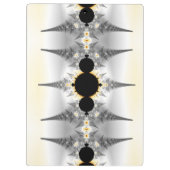 Porte-bloc Spikes fractaux de l'argent métallique (Dos)