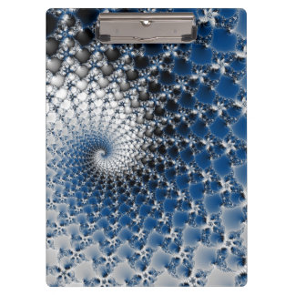 Porte-bloc Spirale bleue