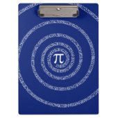 Porte-bloc Spirale de conception pour pi sur le bleu marine (Devant)