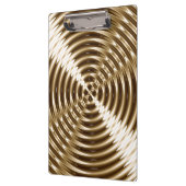 Porte-bloc Spirale en métal d'or (Gauche)