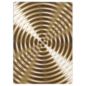 Porte-bloc Spirale en métal d'or (Dos)