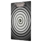 Porte-bloc Spirale Noire Et Blanche (Gauche)