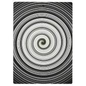Porte-bloc Spirale Noire Et Blanche (Dos)