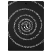 Porte-bloc Spirale pour i sur noir solide (Dos)