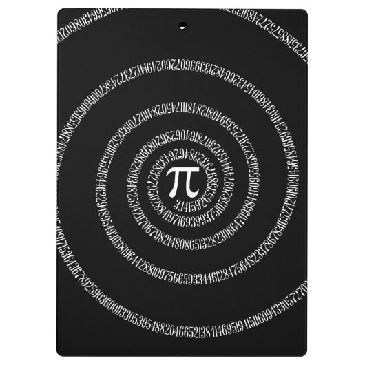 Porte-bloc Spirale pour i sur noir solide (Dos)