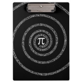 Porte-bloc Spirale pour i sur noir solide (Devant)