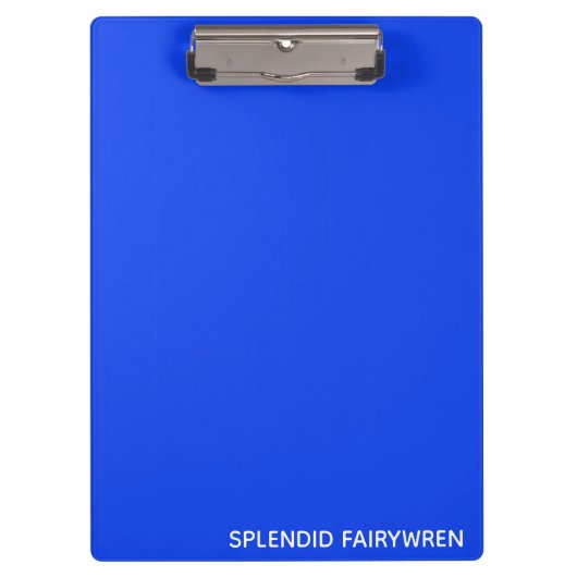 Porte-bloc Splendid Fairywren Blue Colour (Devant)