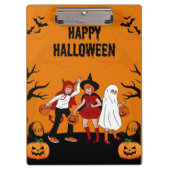 Porte-bloc Spooky Halloween  – Pumpkin, Ghost & (Devant)