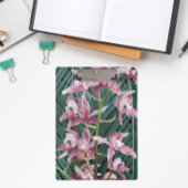 Porte-bloc Spray d'orchidées cymbidiques roses Floral