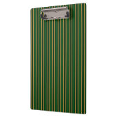Porte-bloc Springbok vert et or bonbons rayures (Gauche)
