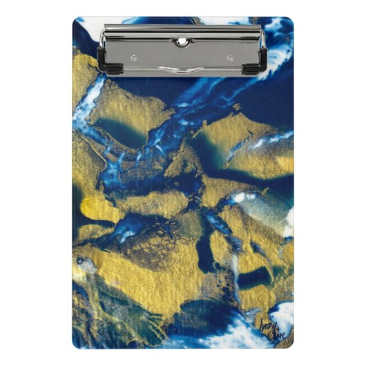 Porte-bloc SPWW Gleaming Indigo Mini Porte - bloc (Devant)