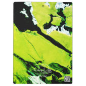 Porte-bloc SPWW Keylime n'Slime Vert & Noir Abstrait (Dos)