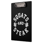 Porte-bloc Squats et Steak, Jour de la Jambe - Entraînement a (Gauche)