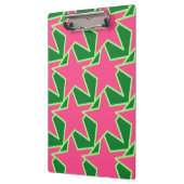 Porte-bloc Star Géométrique moderne - pastèque rose et vert (Gauche)