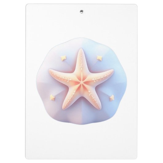 Porte-bloc Starfish on a Unique-Shaped Stone (Dos)