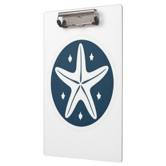 Porte-bloc Starfish with White Stars (Gauche)