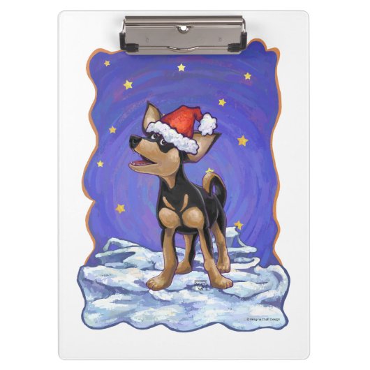 Porte-bloc Starry Night Festive Chihuahua (Devant)