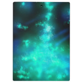 Porte-bloc Stars Nuit Ciel Midnight Emerald Green Lys Way (Dos)