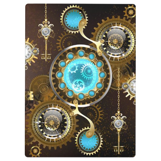 Porte-bloc Steampunk Rusty Background (Dos)